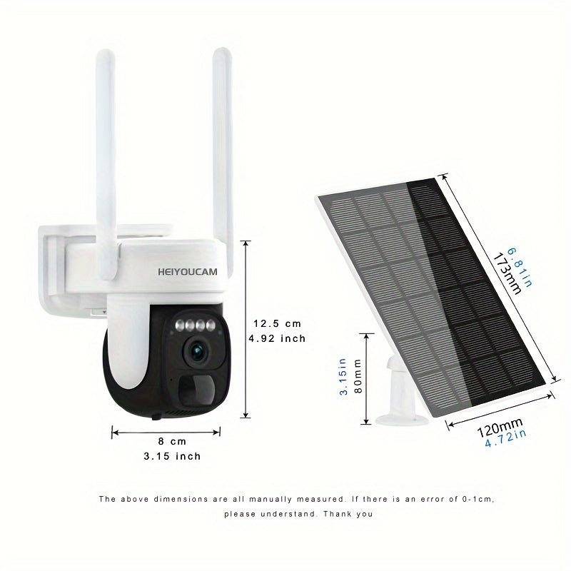 Solar Powered Security Camera with Wireless