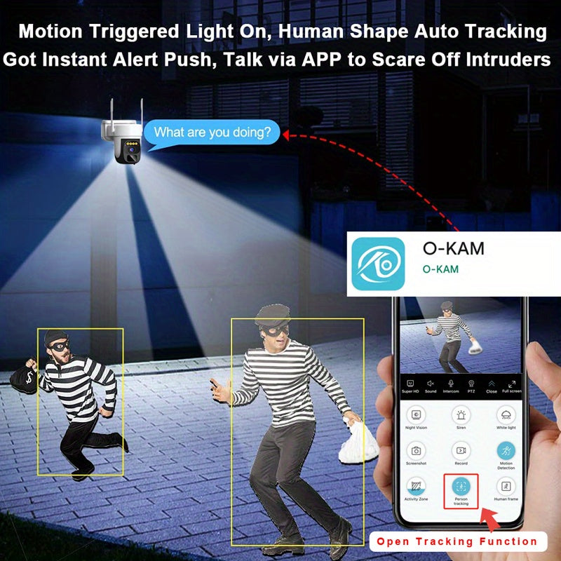 Solar Powered Security Camera with Wireless