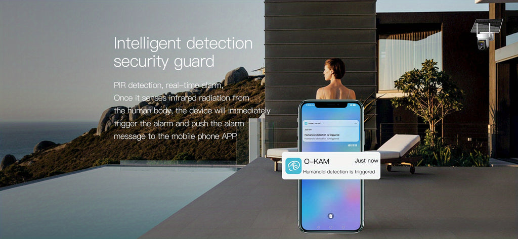 Solar Powered Security Camera with Wireless