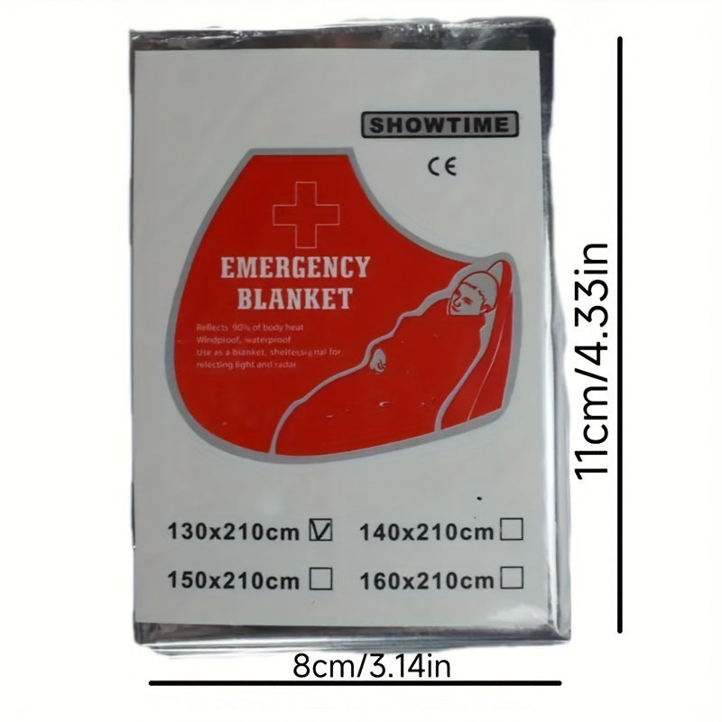 4-Pack Emergency Thermal Blankets