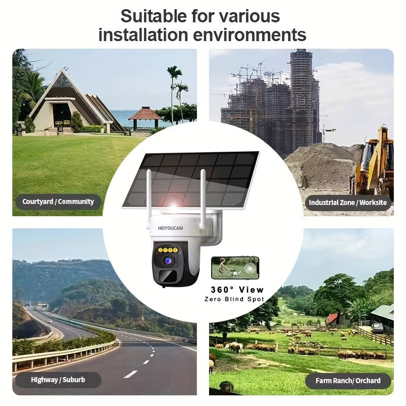 Solar Powered Security Camera with Wireless