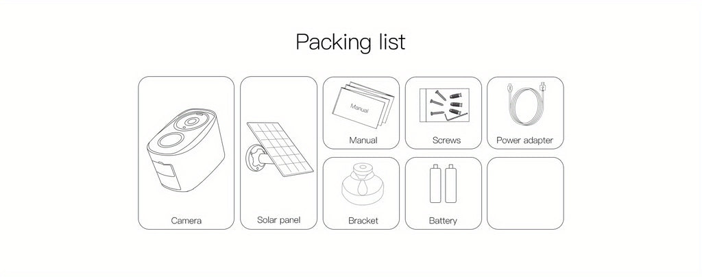 Solar Powered Security Camera with Spotlight