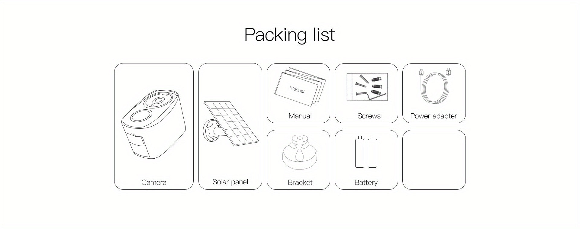 Solar Powered Security Camera with Spotlight