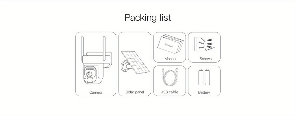 Solar Powered Security Camera with Wireless