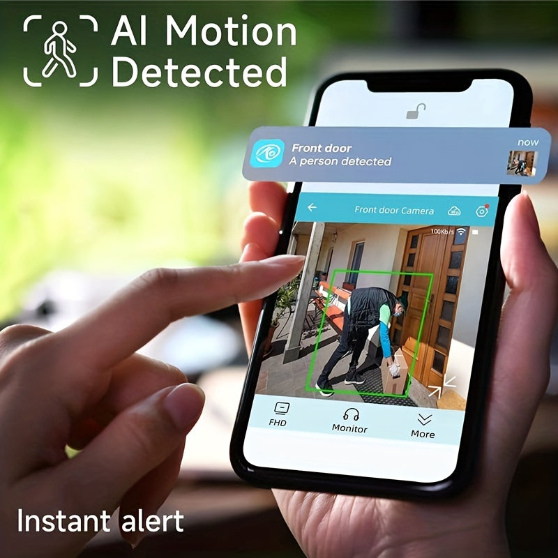 Solar Powered Security Camera with Spotlight