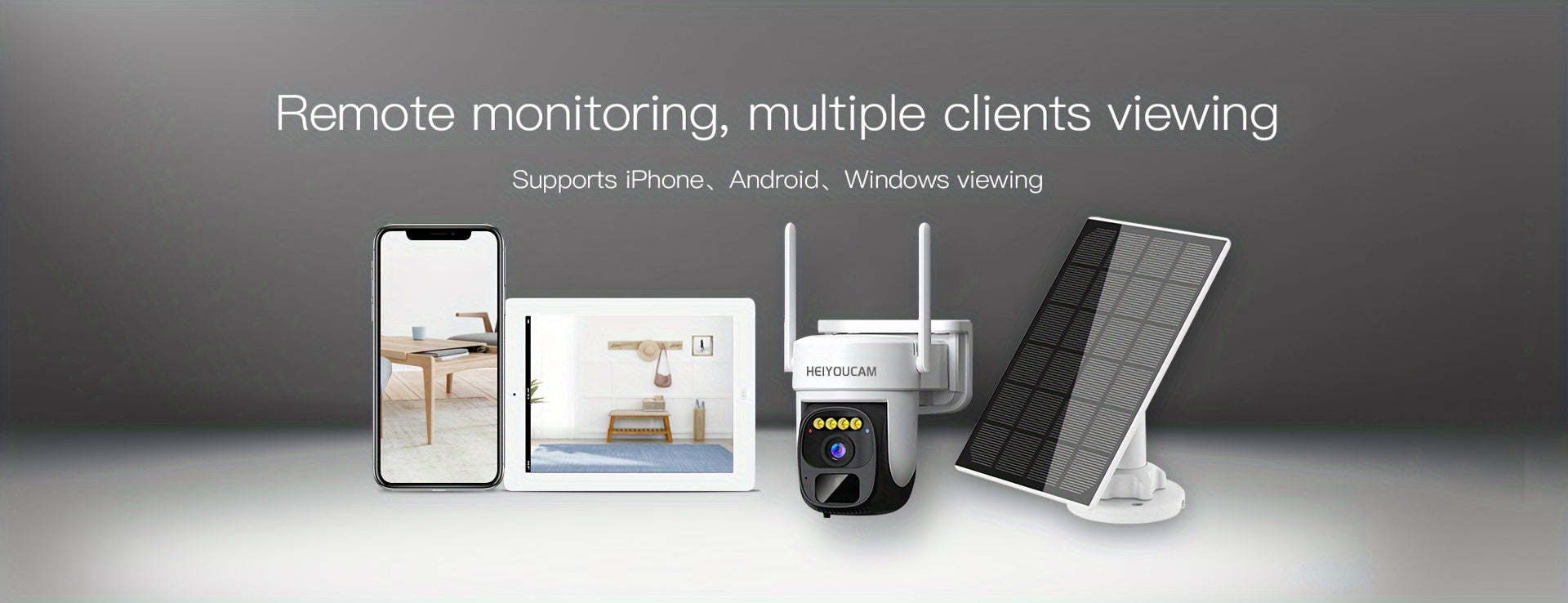 Solar Powered Security Camera with Wireless